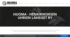 Desktop Screenshot of huoma.fi