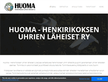 Tablet Screenshot of huoma.fi